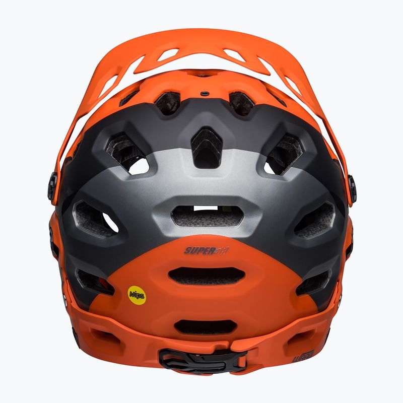 Шолом велосипедний Bell Full Face Super 3R MIPS matte orange/black 4