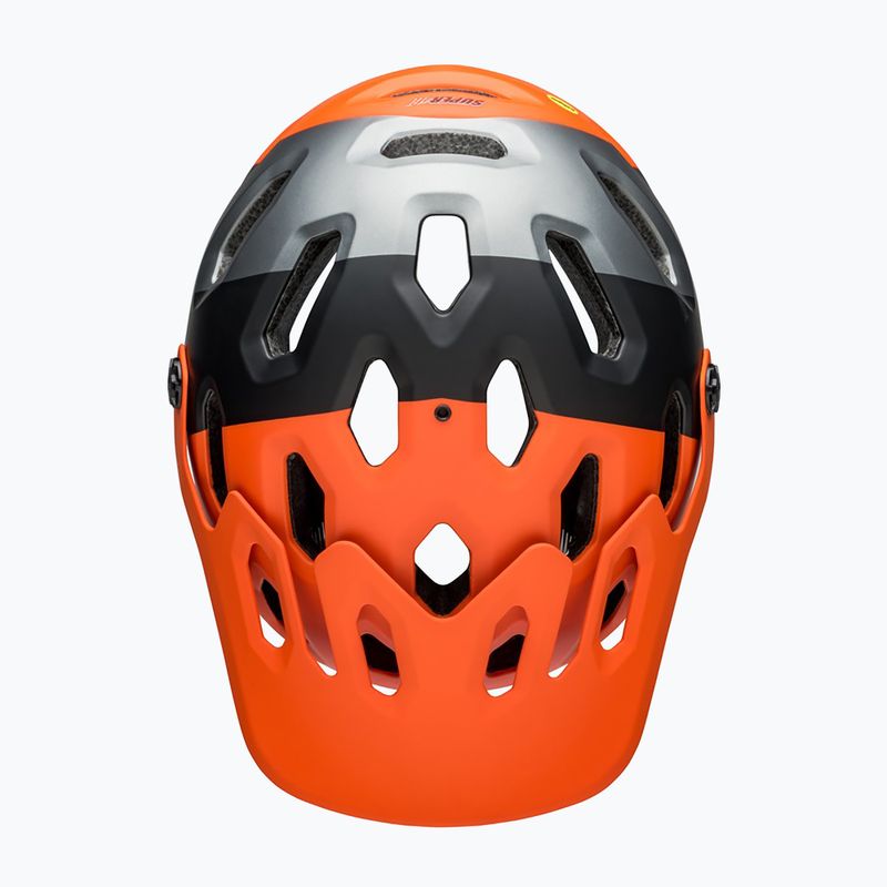 Шолом велосипедний Bell Full Face Super 3R MIPS matte orange/black 6