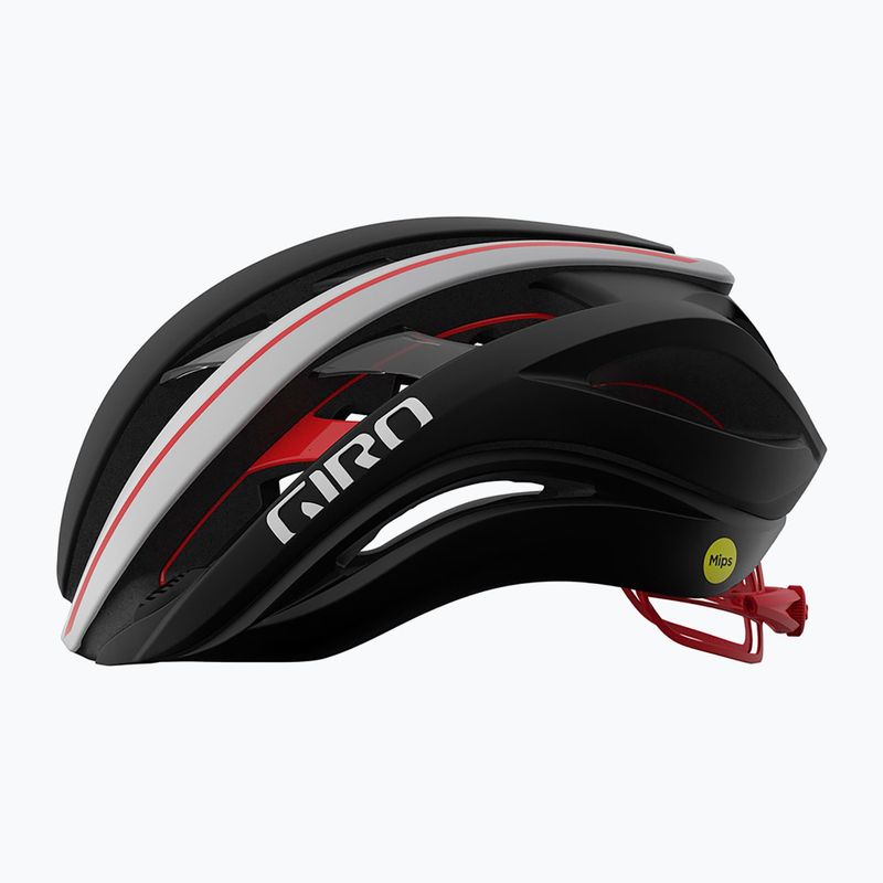 Шолом велосипедний Giro Aether Spherical MIPS matte black/white/red 2