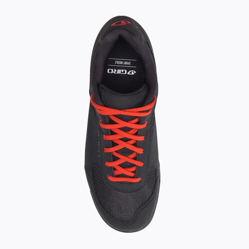 Кросівки велосипедні МТВ чоловічі Giro Rumble VR black/glowing red 6