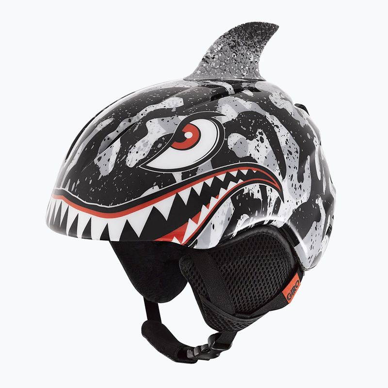 Шолом лижний дитячий Giro Launch Plus black/grey tiger shark