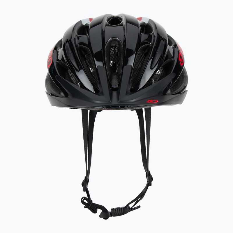 Шолом велосипедний Giro Revel black bright red 2