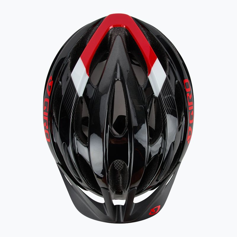 Шолом велосипедний Giro Revel black bright red 5