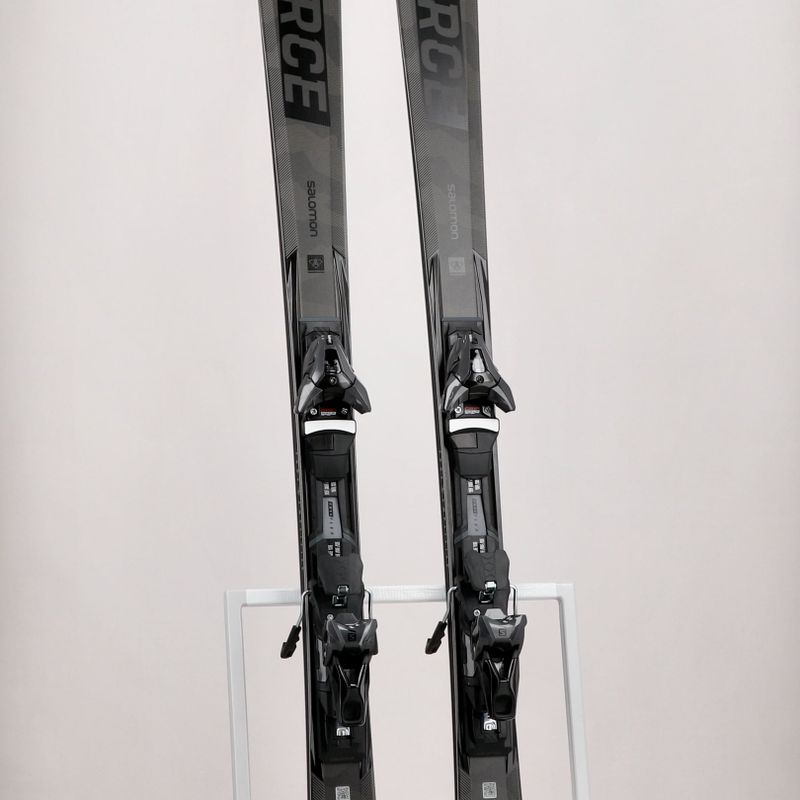 Лижі гірські чоловічі Salomon S/Force Ti 80 + Z12 GW сірі L41496000/L4146890010 11