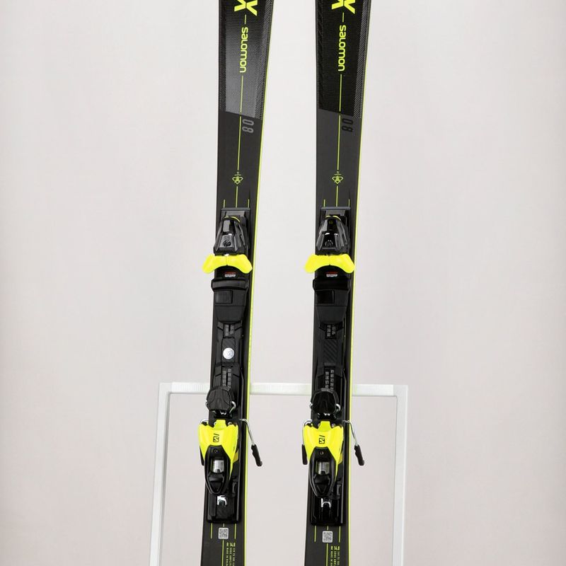 Лижі гірські чоловічі Salomon S/Max 8 + M11 GW сірі L41134400/L4113200010 11