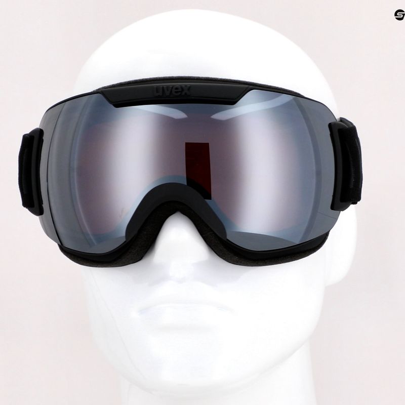 Маска лижна UVEX Downhill 2000 FM black mat/mirror silver/rose 55/0/115/2424 8