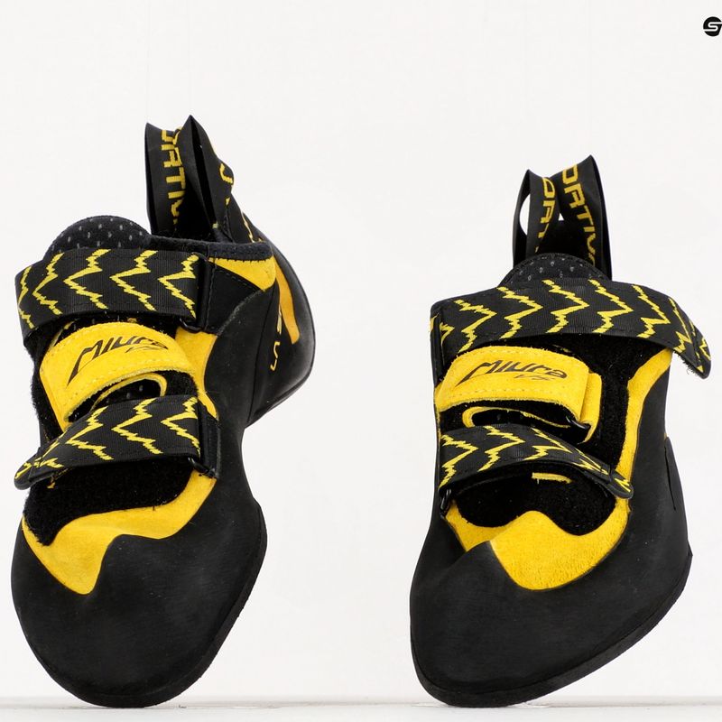 Взуття скелелазне чоловіче La Sportiva Miura VS чорно-жовті 555 11