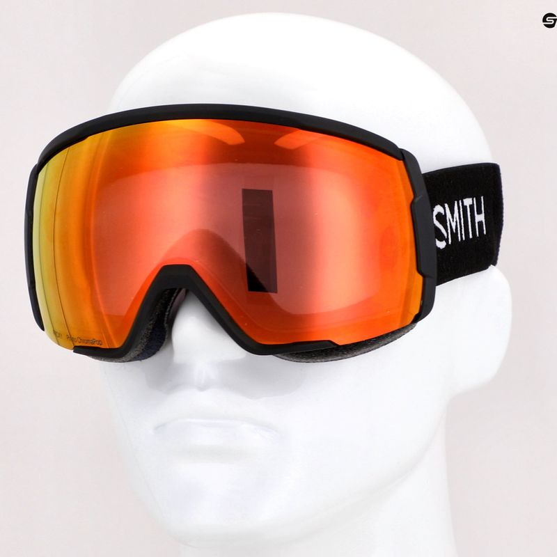 Маска лижна Smith Proxy black/chromapop photochromic red mirror M00741 9