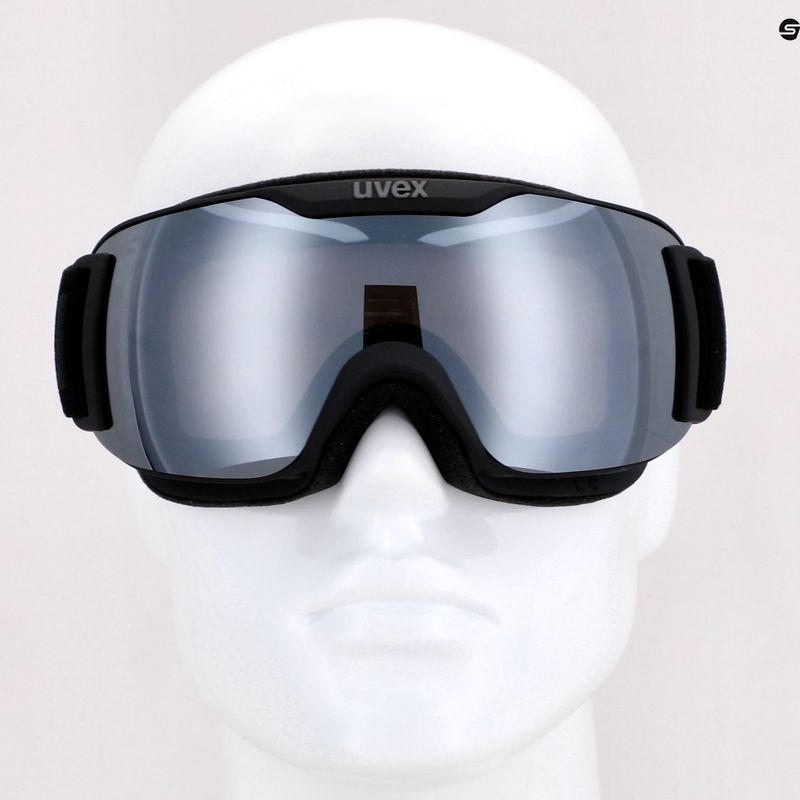 Маска лижна UVEX Downhill 2000 S LM black mat/mirror silver/clear 55/0/438/2026 8