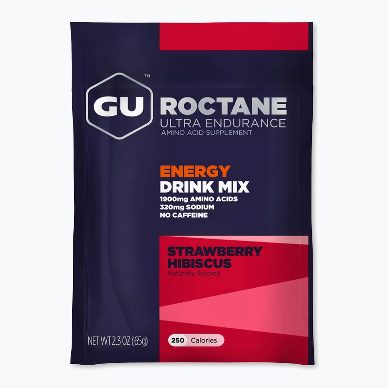 GU Roctane Energy Drink Mix 65 г полуниця/гібіскус