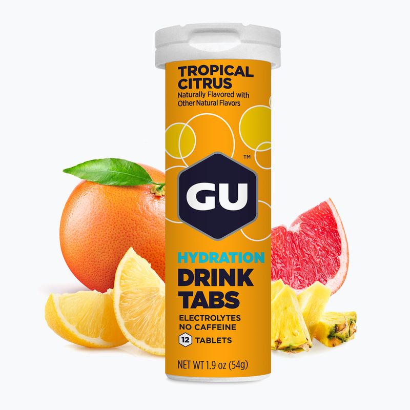 GU Hydration Drink Tabs тропічні/цитрусові 12 таблеток 2