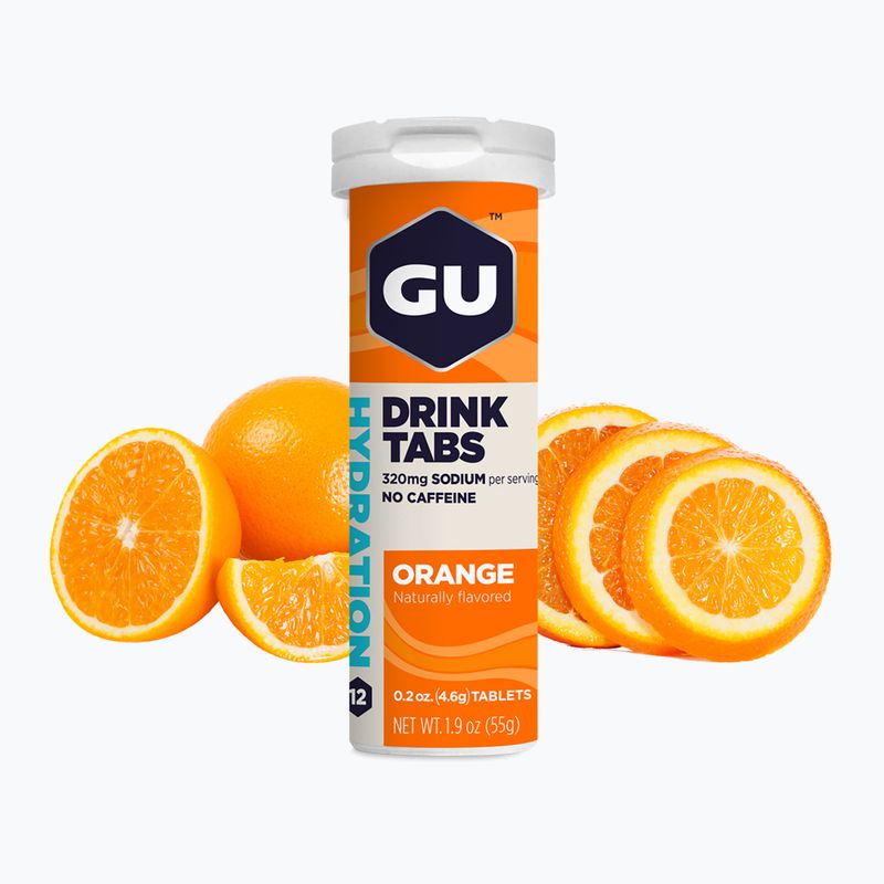 Ізотонічний напій GU Hydration Drink 12 табл. апельсин 2