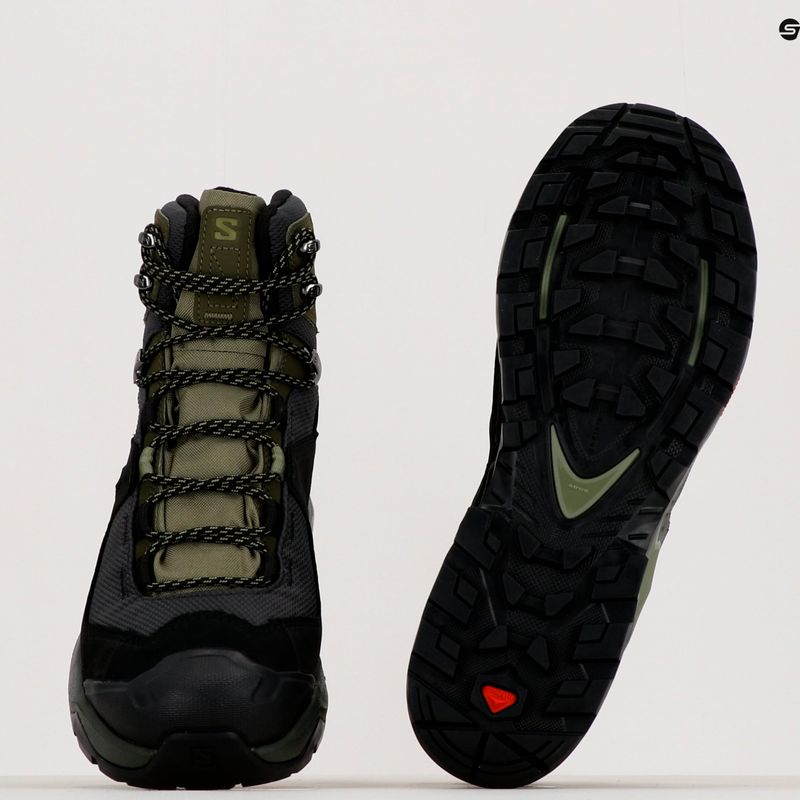 Черевики для трекінгу чоловічі Salomon Quest Element GTX зелені L41457100 12