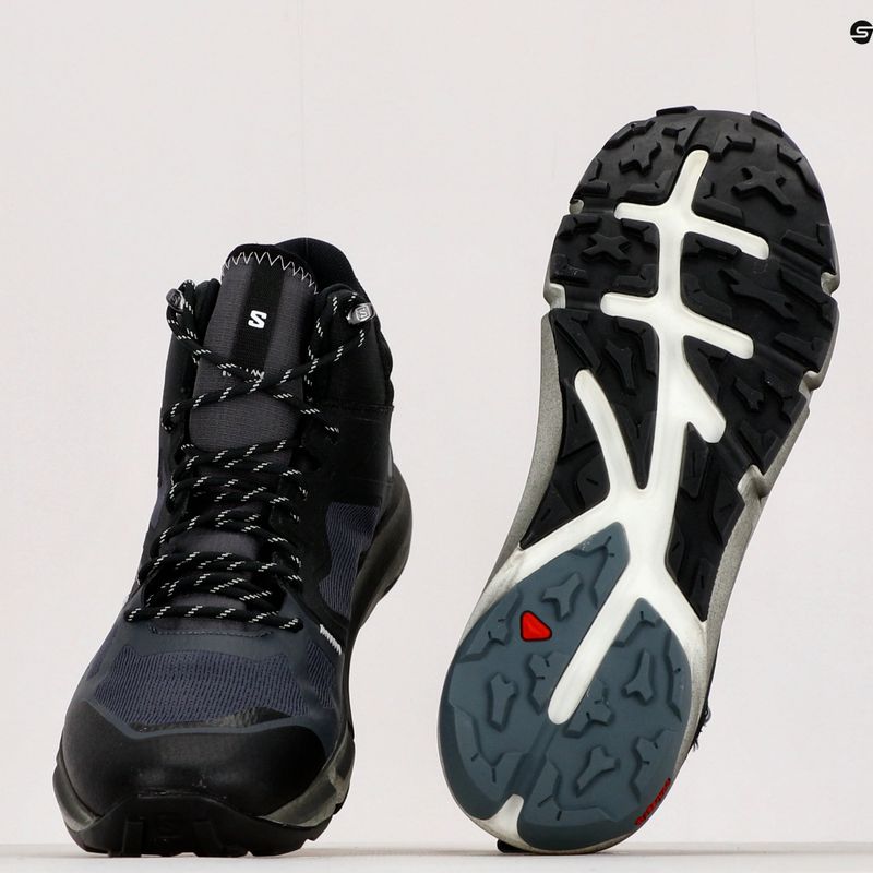 Черевики для трекінгу чоловічі Salomon Predict Hike Mid GTX чорні L41460900 17