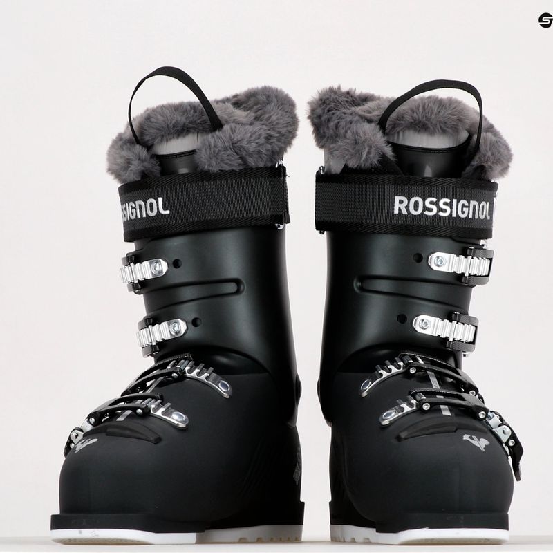 Черевики лижні жіночі Rossignol Pure 70 metal black 16