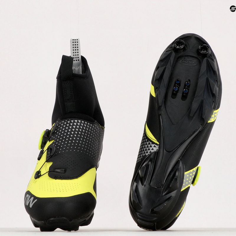 Кросівки велосипедні МТВ чоловічі Northwave Celsius XC ARC. GTX yellow fluo/black 15