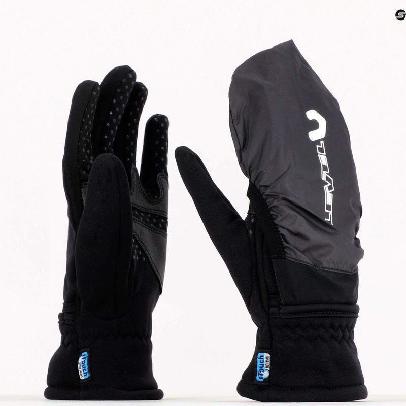 Рукавиці трекінгові Level Trail Polartec I-Touch 2022 чорні 3451UG.53 10