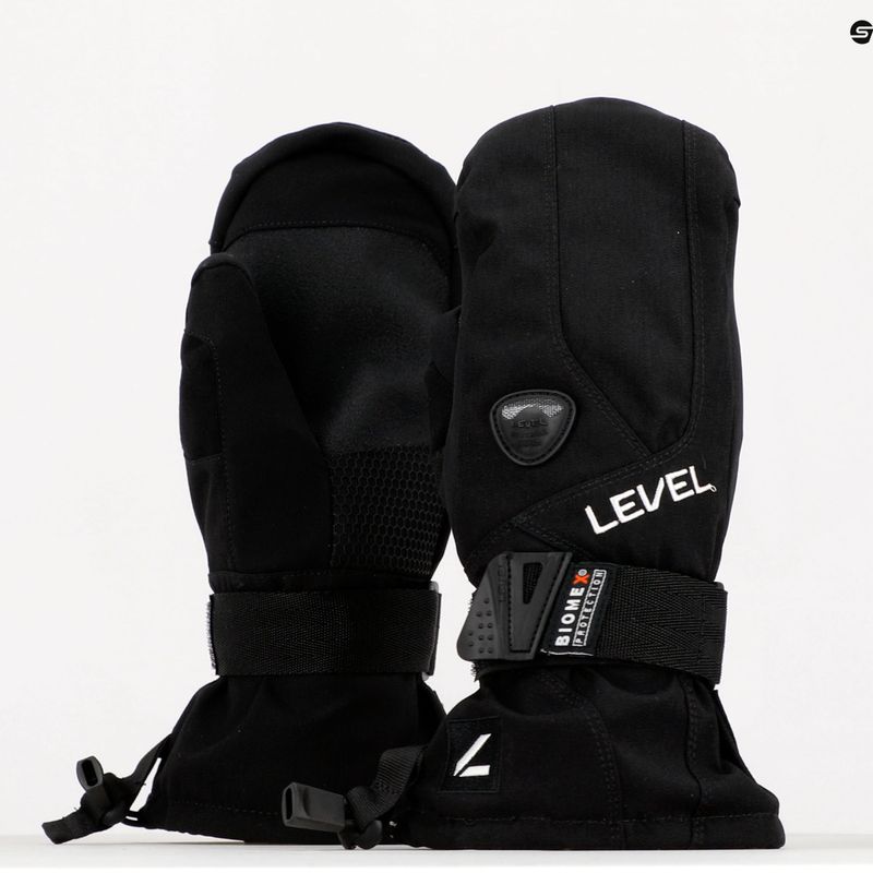 Рукавиці сноубордичні дитячі Level Fly Mitt чорні 4001JM.01 7