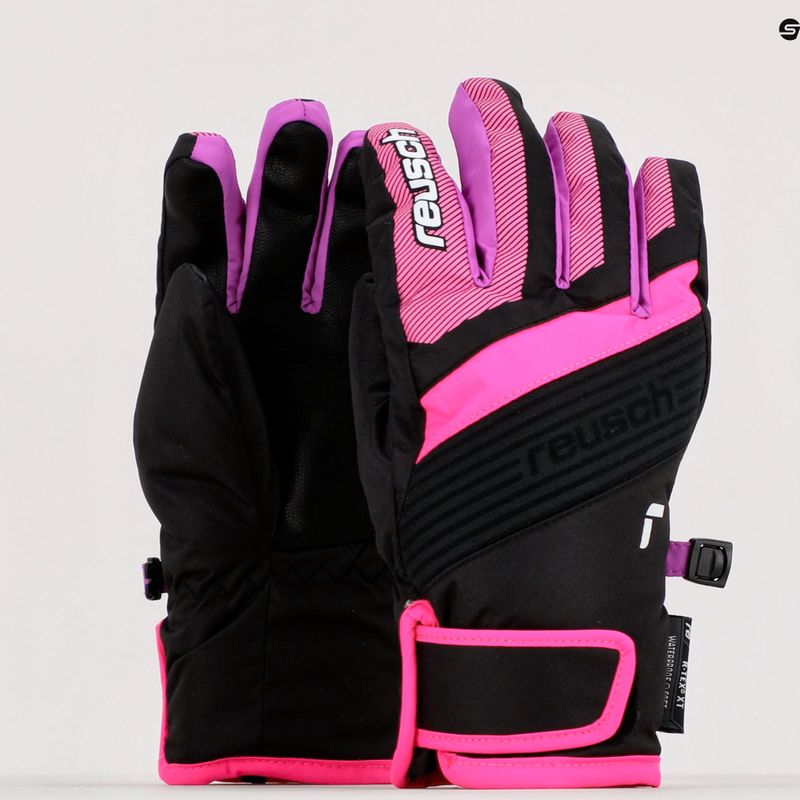 Рукавиці лижні дитячі Reusch Duke R-Tex XT black/pink glo 7