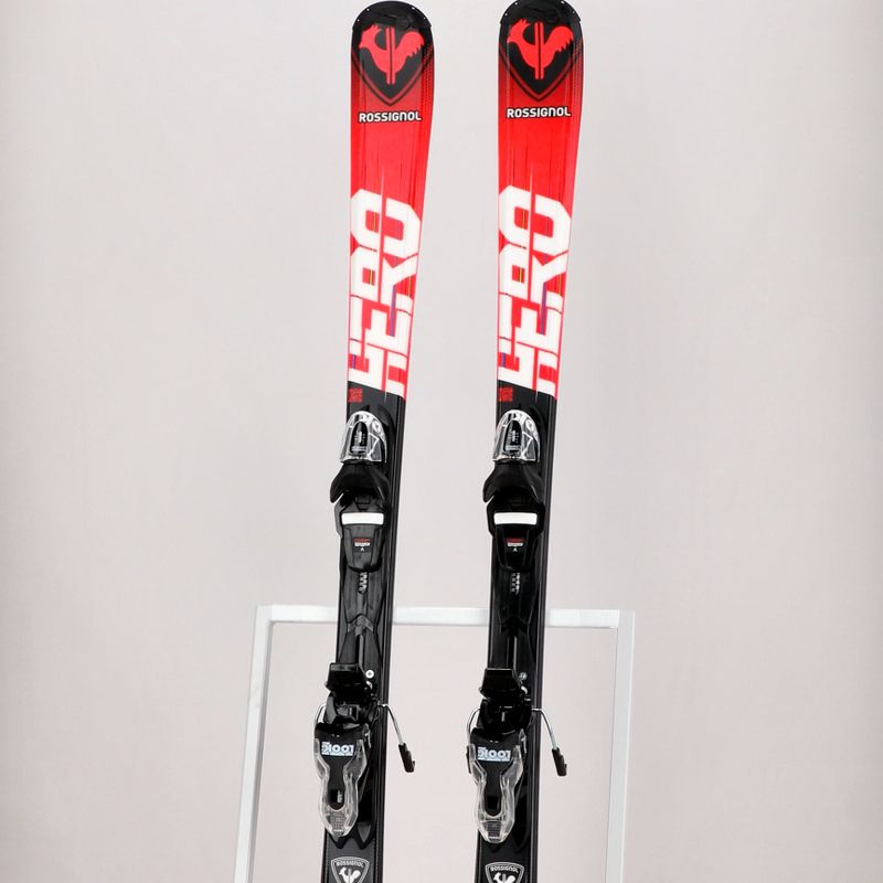 Лижі гірські дитячі Rossignol Hero 130-150 + XP7 red 13