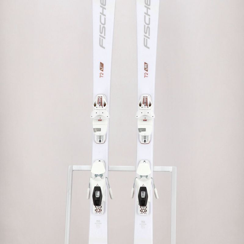Лижі гірські жіночі Fischer RC ONE LITE 72 SLR + RS9 SLR white 13