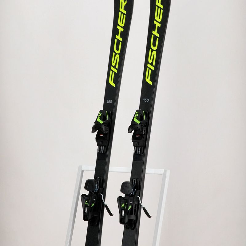 Лижі гірські дитячі Fischer RC4 RACE JR JRs + FJ7 CA JRs black/yellow 13