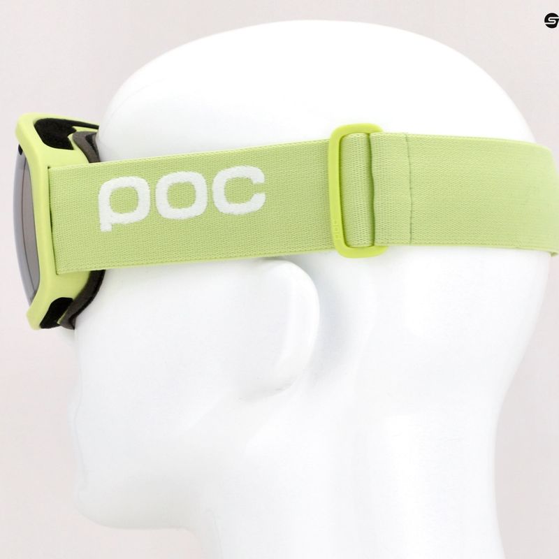 Маска лижна POC Fovea Mid Clarity lemon calcite/clarity define/spektris silver 11