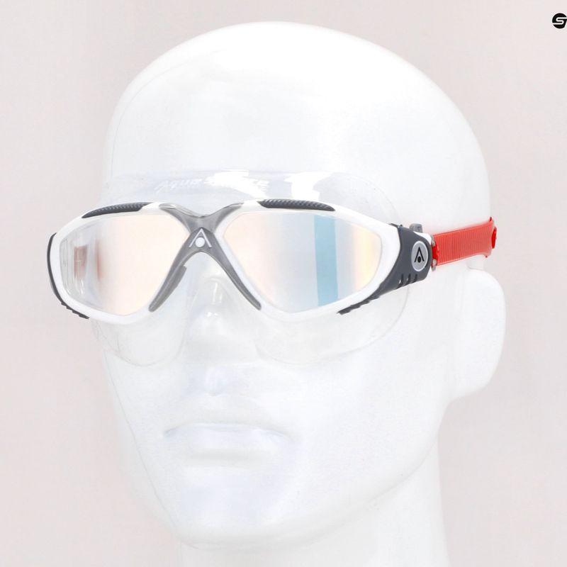 Маска для плавання Aquasphere Vista white/red/mirrored iridescent MS5050906LMI 11