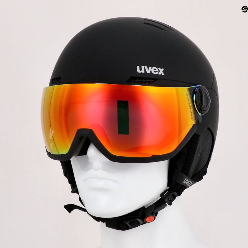 Шолом лижний UVEX Wanted Visor чорний 56/6/262/1005 9