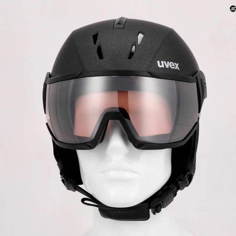 Шолом лижний UVEX Instinct Visor чорний 56/6/261/2003 17