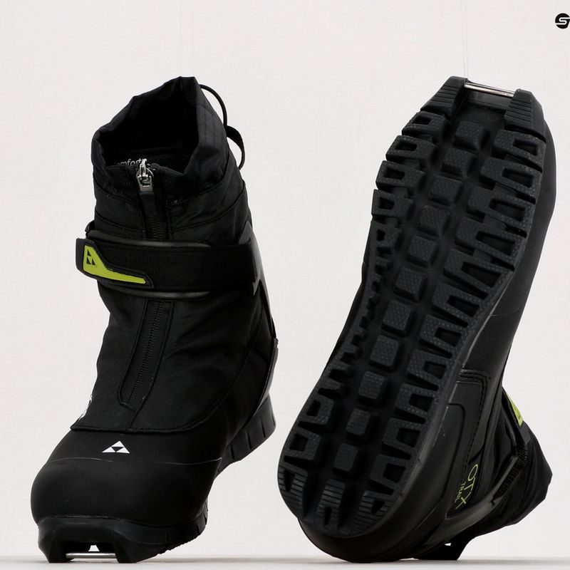 Черевики для бігових лиж Fischer OTX Trail black/yellow 18