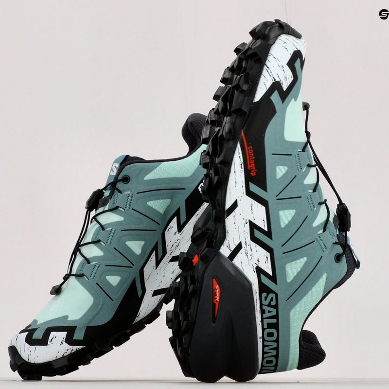Кросівки для бігу жіночі Salomon Speedrcross 6 зелені L41743100 13