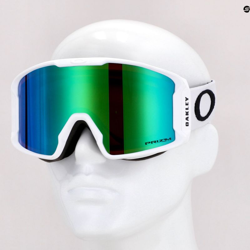 Маска лижна Oakley Line Miner matte white/prizm snow jade iridium OO7093-08 5