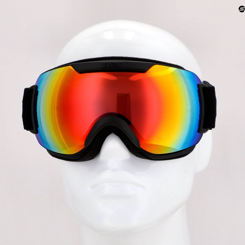 Маска лижна  UVEX Downhill 2000 FM black mat/rainbow rose 55/0/115/26 7