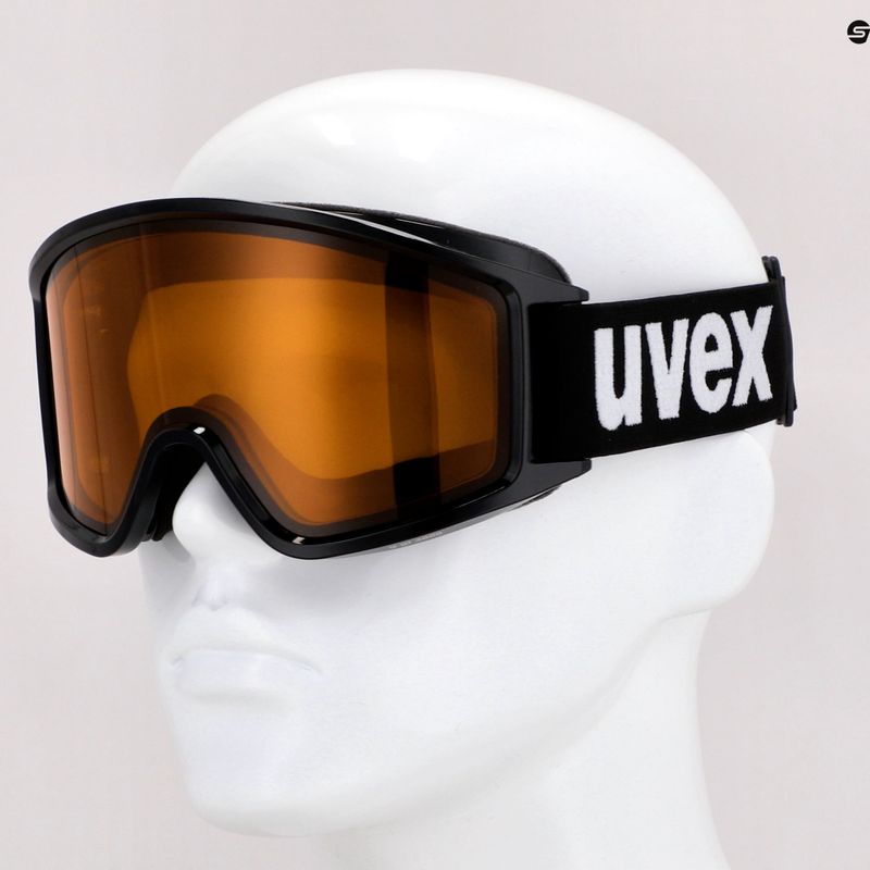 Маска лижна  UVEX G.gl 3000 LGL black/lasergold lite blue 55/1/335/21 2
