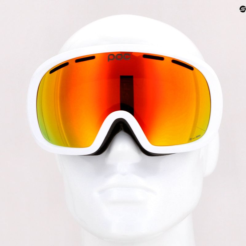 Маска лижна POC Fovea Mid Clarity hydrogen white/spektris orange 40408-8265 12