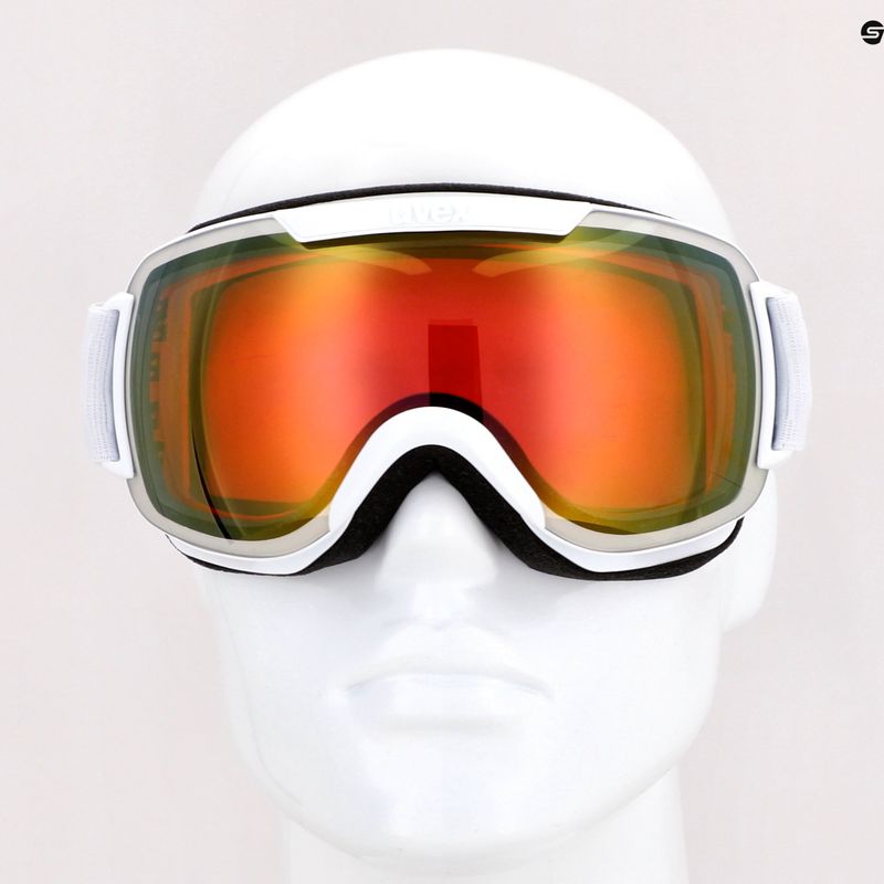Маска лижна  UVEX Downhill 2000 FM white/mirror pink rose 55/0/115/12 8