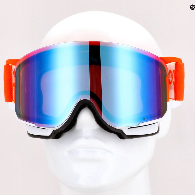 Маска лижна POC Nexal Clarity Comp fluorescent orange/hydrogen white/spektris blue 13