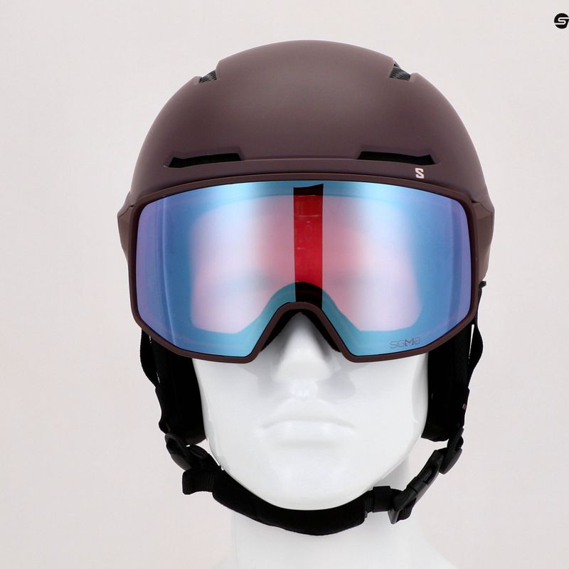Шолом лижний Salomon Driver Pro Sigma S1 фіолетовий L47012000 12