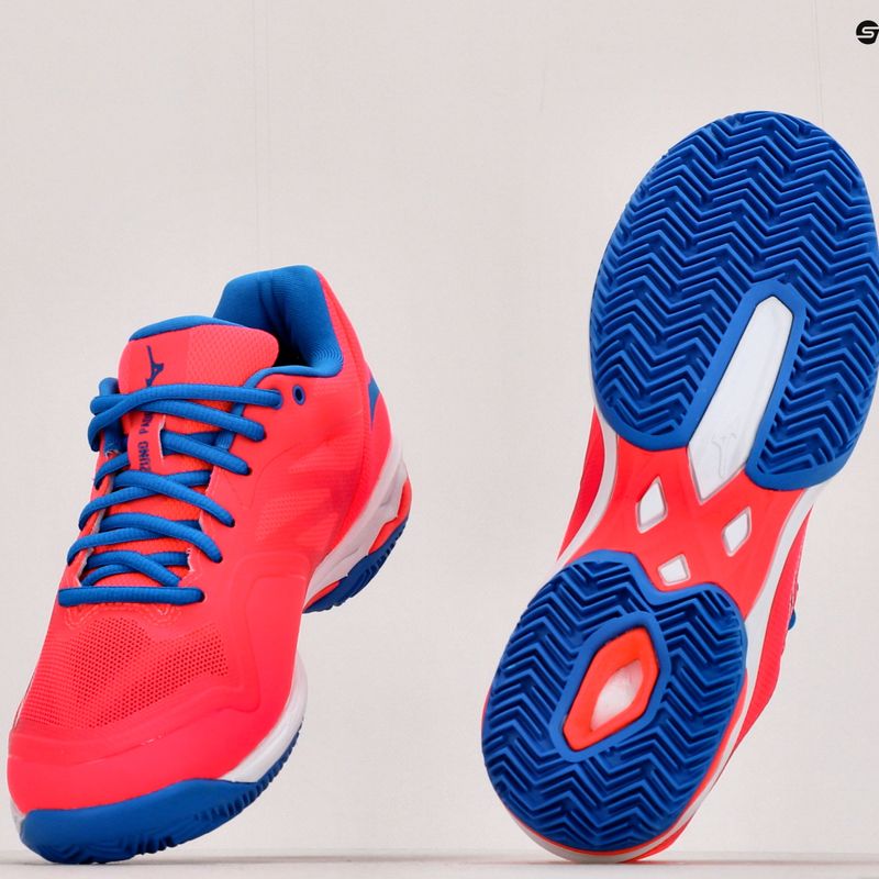 Кросівки для падл-тенісу жіночі Mizuno Wave Exceed Light CC Padel рожеві 61GB222363 18