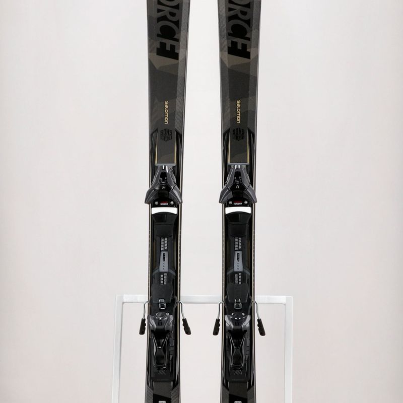Лижі гірські Salomon S Force Ti Bold + Z12 чорні L41675400 13