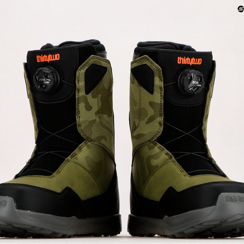 Черевики для сноуборду чоловічі ThirtyTwo Shifty Boa '22 зелені 8105000488 15