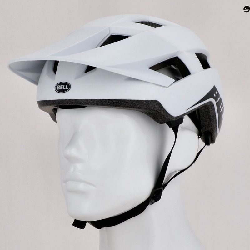 Шолом велосипедний Bell Spark matte gloss white/black 9