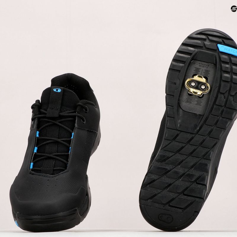 Кросівки велосипедні МТВ Crankbrothers Mallet E Lace black/blue/black 18
