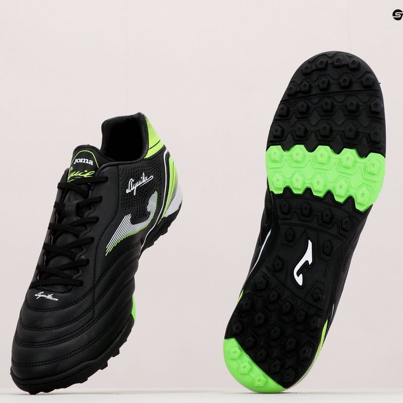 Футбольні бутси чоловічі Joma Aguila чорно-зелені AGUW2231TF 14