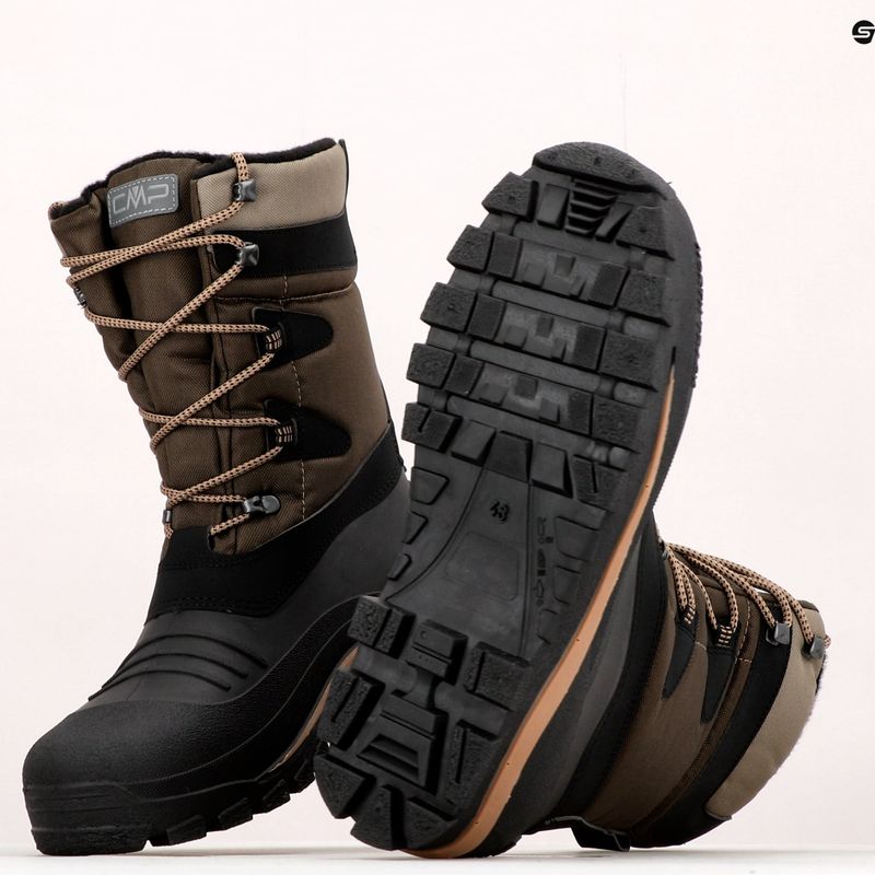 Черевики зимові чоловічіCMP Nietos Snowboots коричневі 3Q47867 12