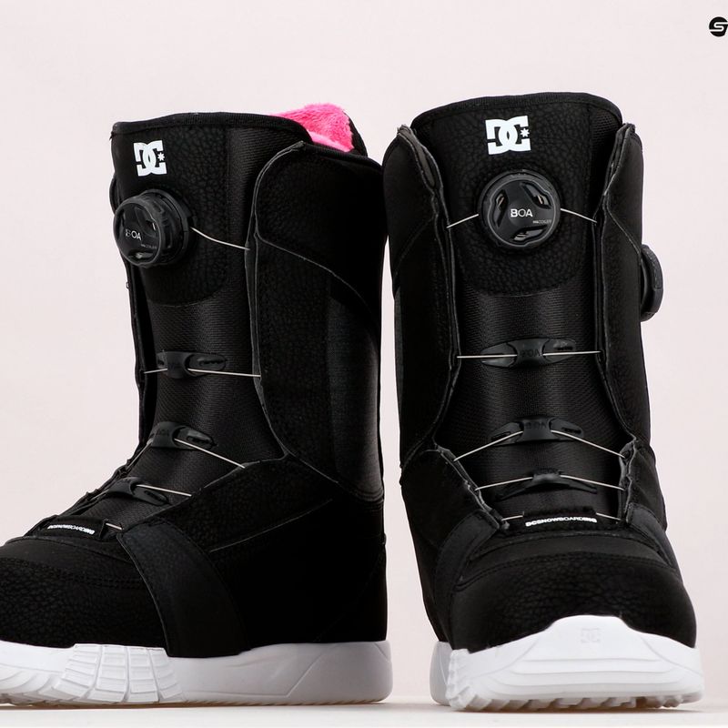 Черевики для сноуборду жіночі DC Lotus black/black/white 14
