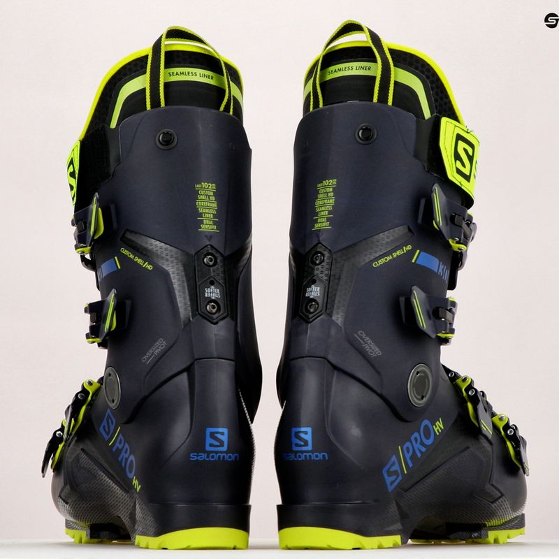 Черевики лижні чоловічі Salomon S Pro HV 130 GW чорні L47059100 15