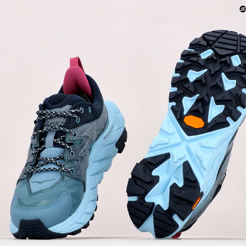 Взуття туристичне жіноче HOKA Anacapa Low GTX блакитне 1119373-MSSS 13