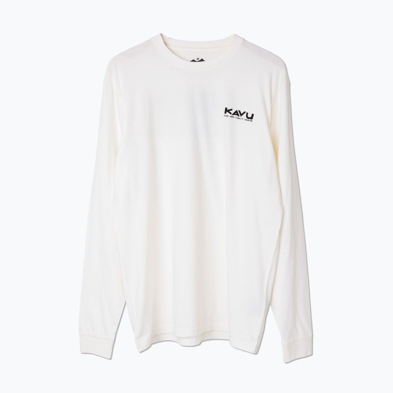 Лонгслів чоловічий KAVU Etch Art. off white